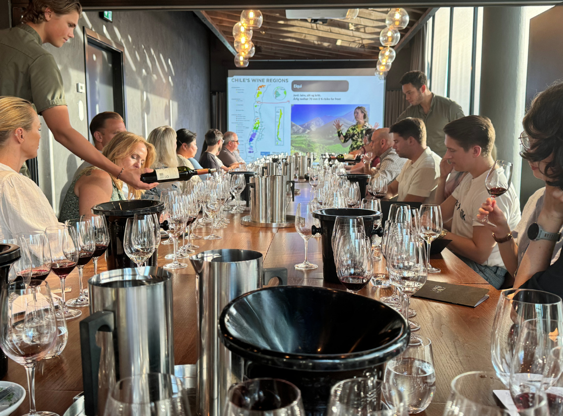 Oslo Wine School tasting